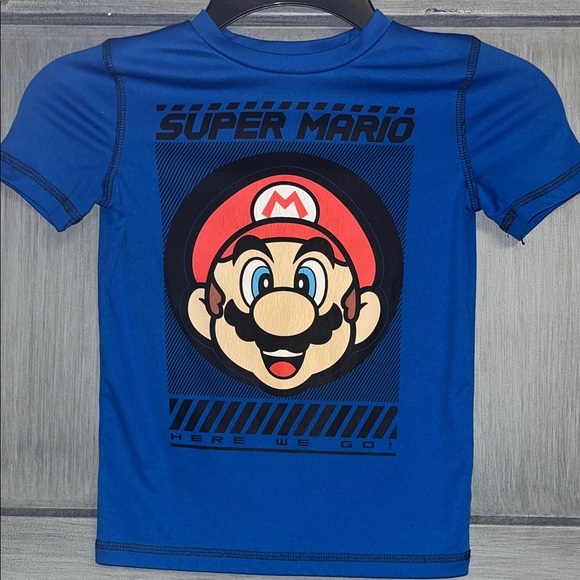 jumping beans Other - Jumping Beans Blue Super Mario Kids Tee